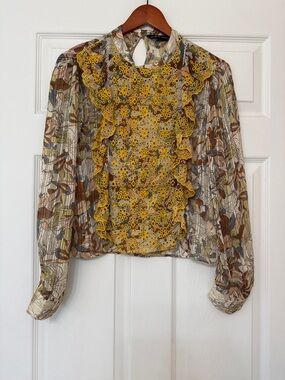 Zara Ruffle Blouse